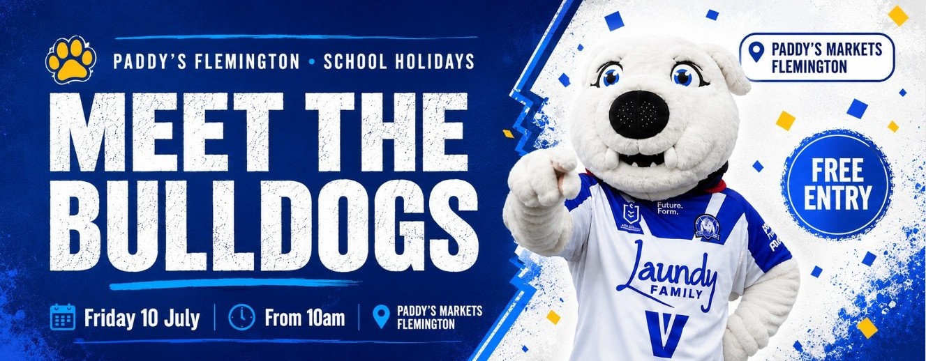 Meet the Canterbury-Bankstown Bulldogs at Paddy's Flemington
