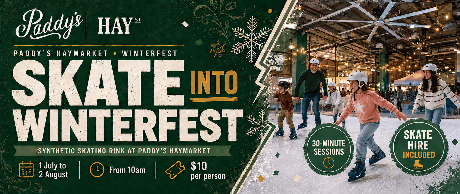 Winterfest Skating | 1 July - 2 August