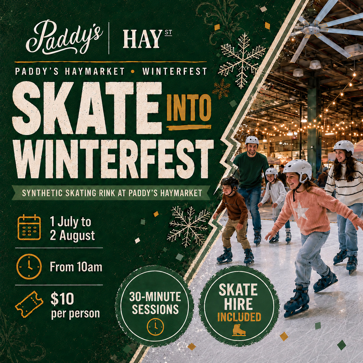Winterfest Skating | 1 July - 2 August
