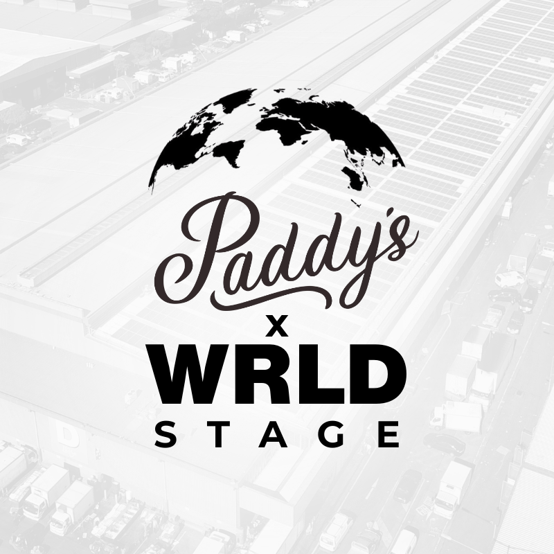 Paddy's x WRLD Stage