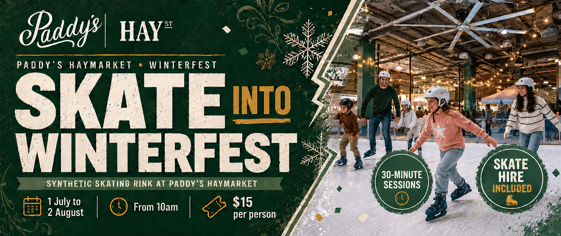 Winterfest Skating | 1 July - 2 August