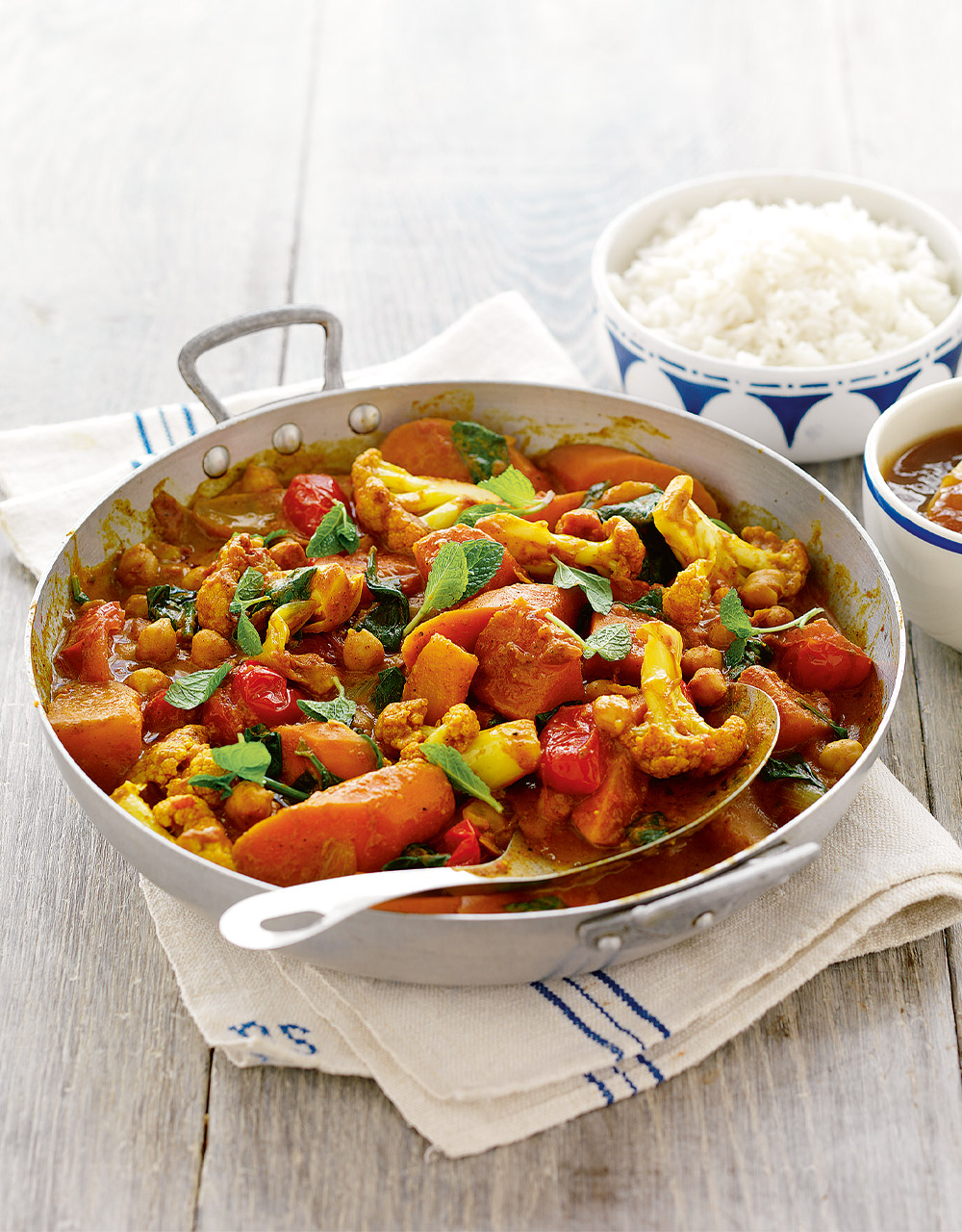 Carrot, kumara & cauliflower rojan josh curry