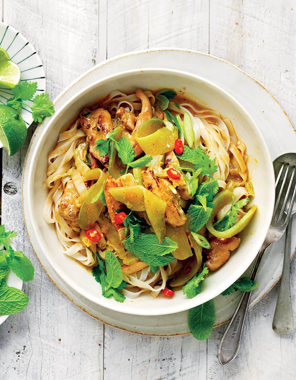 Choko, Cabbage & Chicken Laksa Stir-fry Recipe