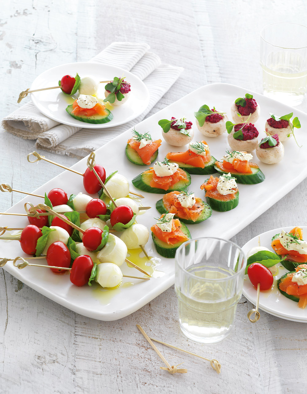 Easy veggie finger food for entertaining