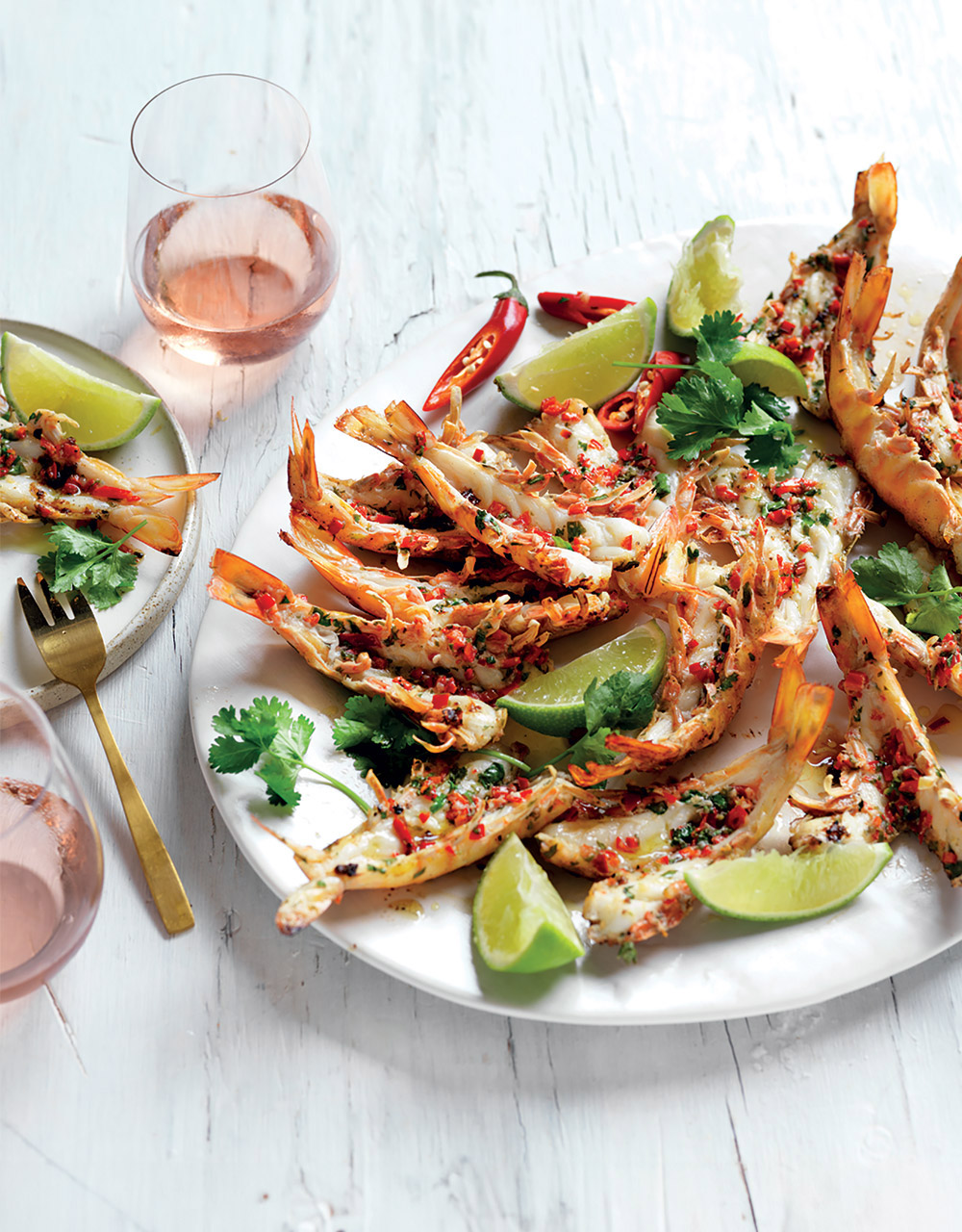 Chilli, Coriander & Lime BBQ Prawns