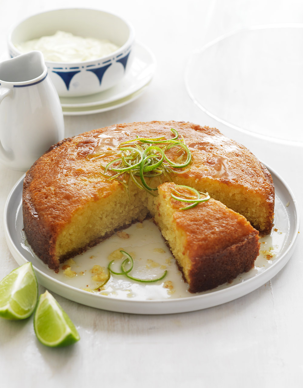 Lime Syrup Coconut Cake With Recipe