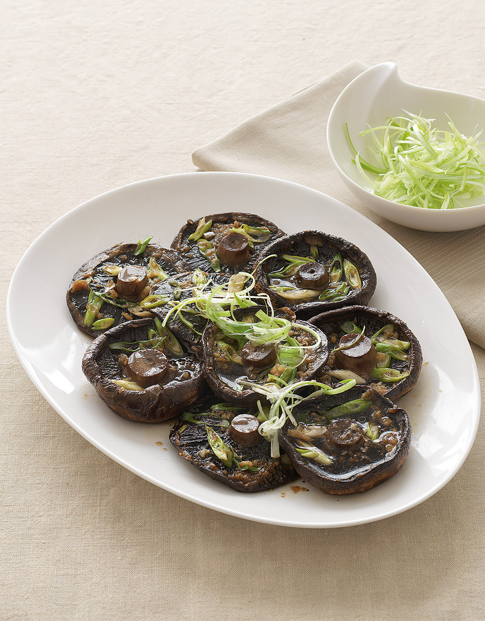Recipe for Asian Roasted Mushrooms