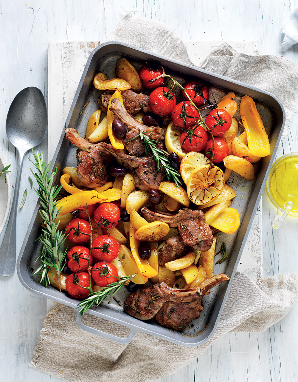 Rosemary, Potato, Tomato & Lamb Bake Recipe