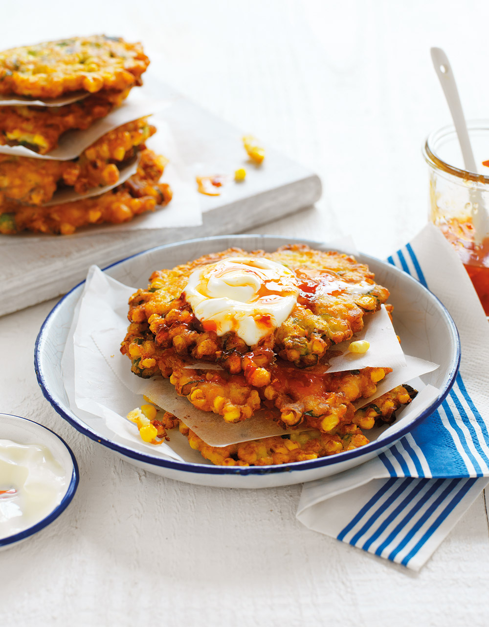 Sweetcorn fritters